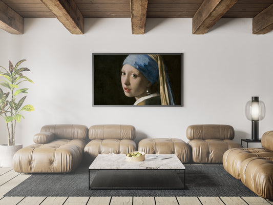 (8K) Girl with a Pearl Earring, 1665