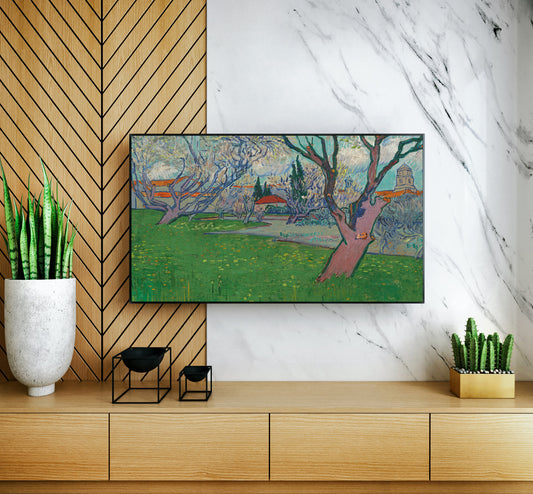 Orchards in Blossom, View of Arles, 1889