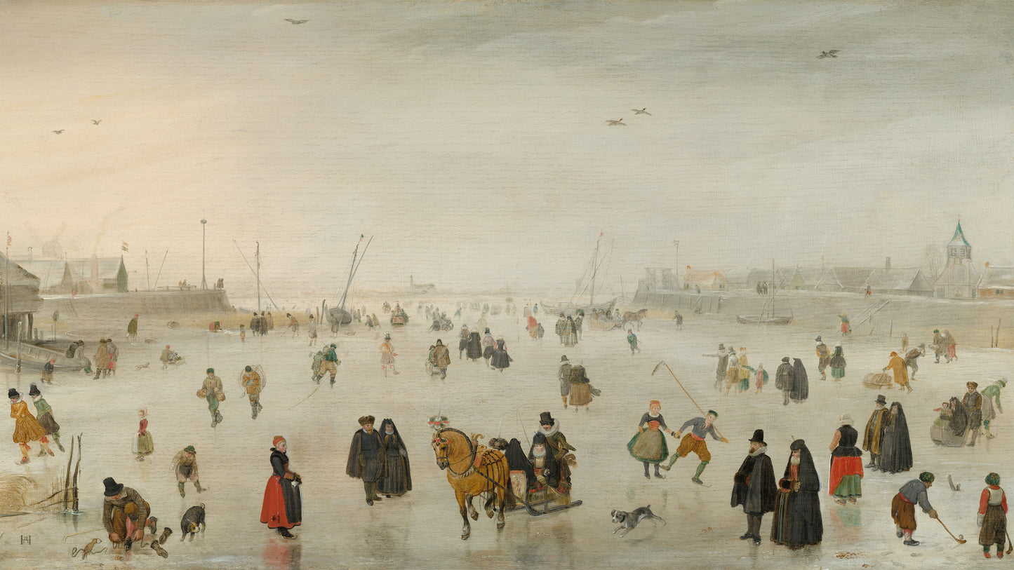 A Scene on the Ice, c. 1625