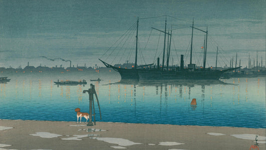 Akashi-cho after Rain, 1928