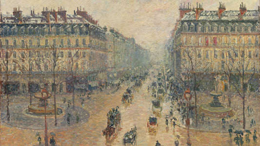 Avenue de l'Opéra, effet de neige, le matin, 1898