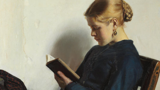 A Young Woman Reading, 1885