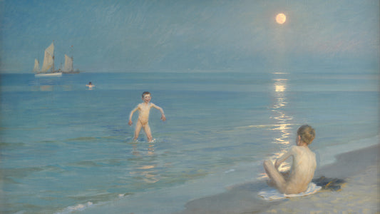Boys Bathing at Skagen. Summer Evening, 1899