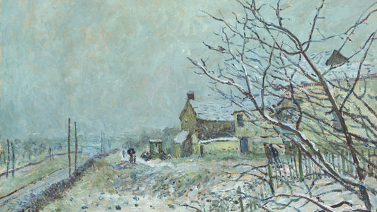 First Snow at Veneux-Nadon, 1878