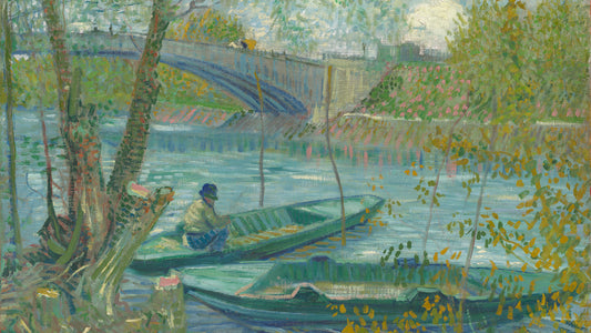 Fishing in Spring, the Pont de Clichy, 1887
