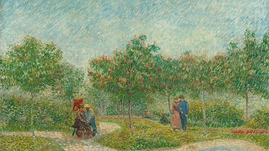 Garden with Courting Couples: Square Saint-Pierre, 1887