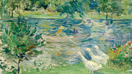 Girl in a Boat with Geese, c. 1889