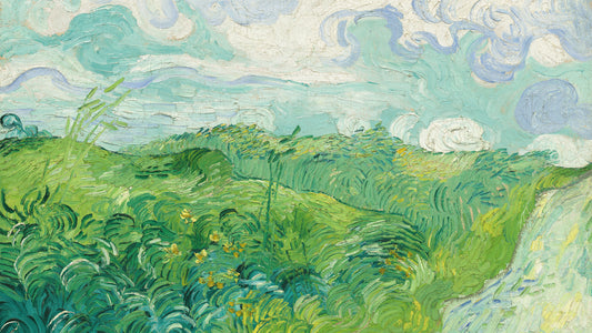 (8K) Green Wheat Fields, Auvers, 1890
