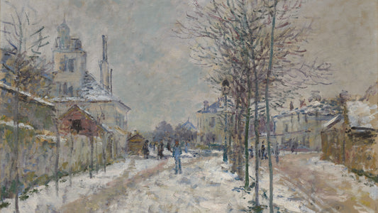 Le Boulevard de Pontoise à Argenteuil, neige, 1875