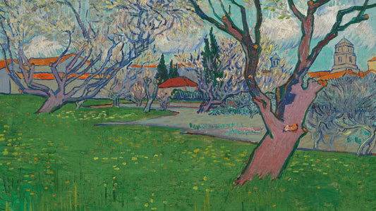 Orchards in Blossom, View of Arles, 1889