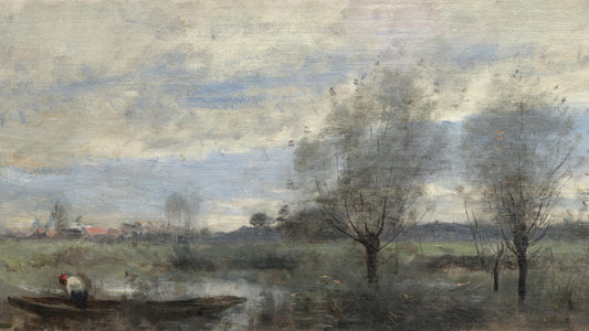 Palluel, Boater in the Marshes, 1871