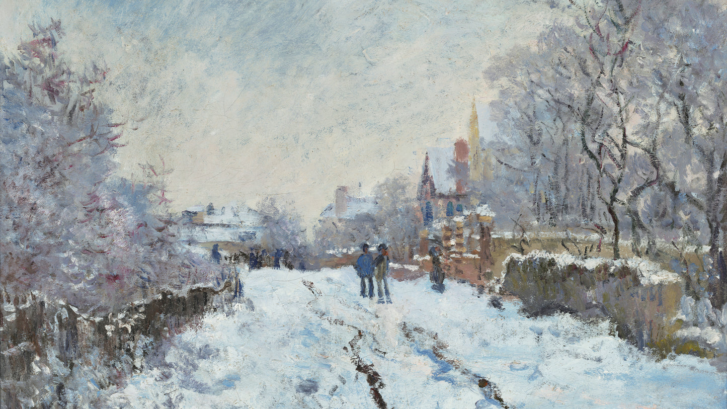 Snow Scene at Argenteuil, 1875