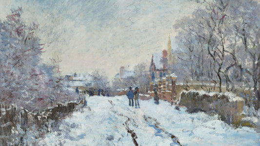 Snow Scene at Argenteuil, 1875