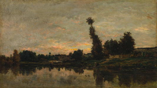 Sunset on the River Oise, 1866