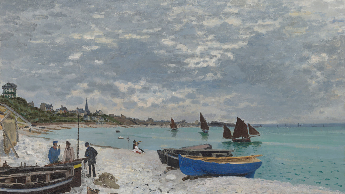 The Beach at Sainte-Adresse, 1867