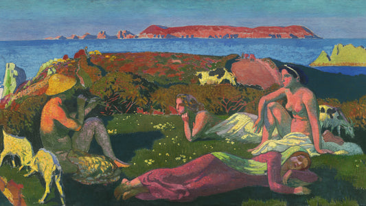 The Green Beach", Perros Guirec, 1909