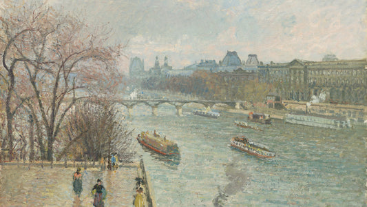 The Louvre, Afternoon, Rainy Weather, 1900