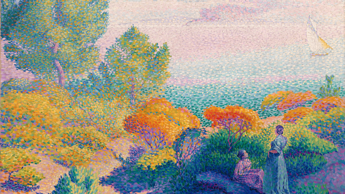 Two Women by the Shore, Mediterranean, 1896