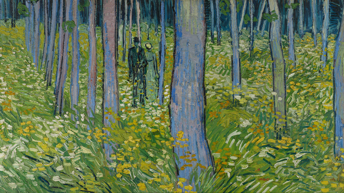 Undergrowth with Two Figures, 1890