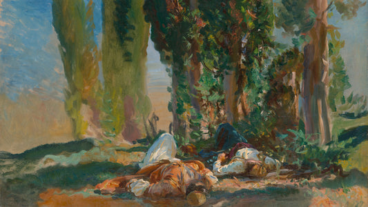 Under the Cypress Trees at Corfu, 1909