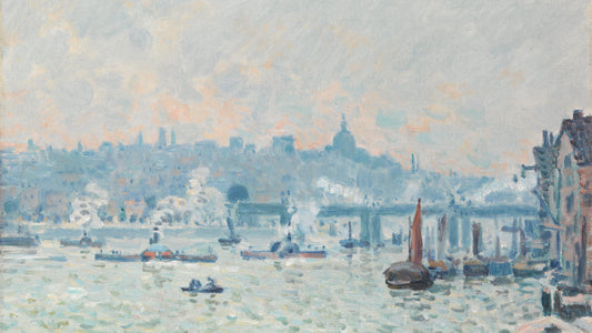 View of the Thames: Charing Cross Bridge, 1874