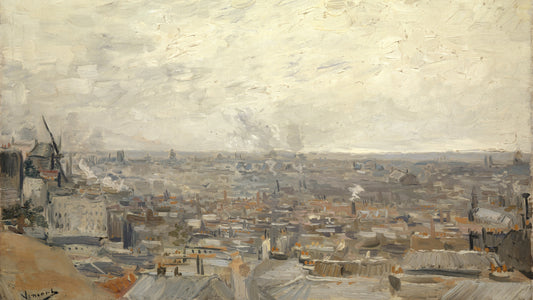 Vue de Paris, prise de Montmartre, 1886