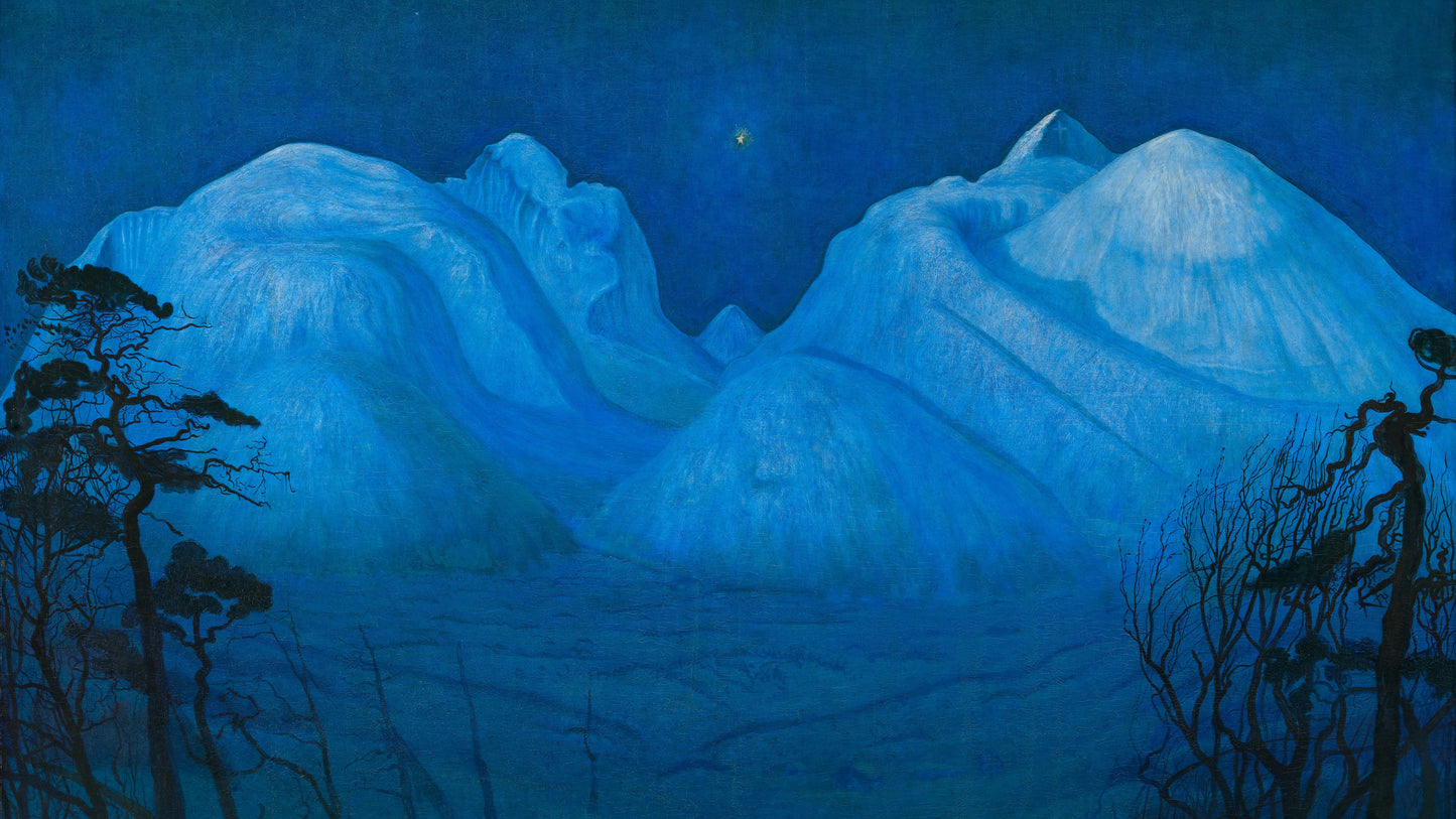 Winter Night in the Mountains, 1914