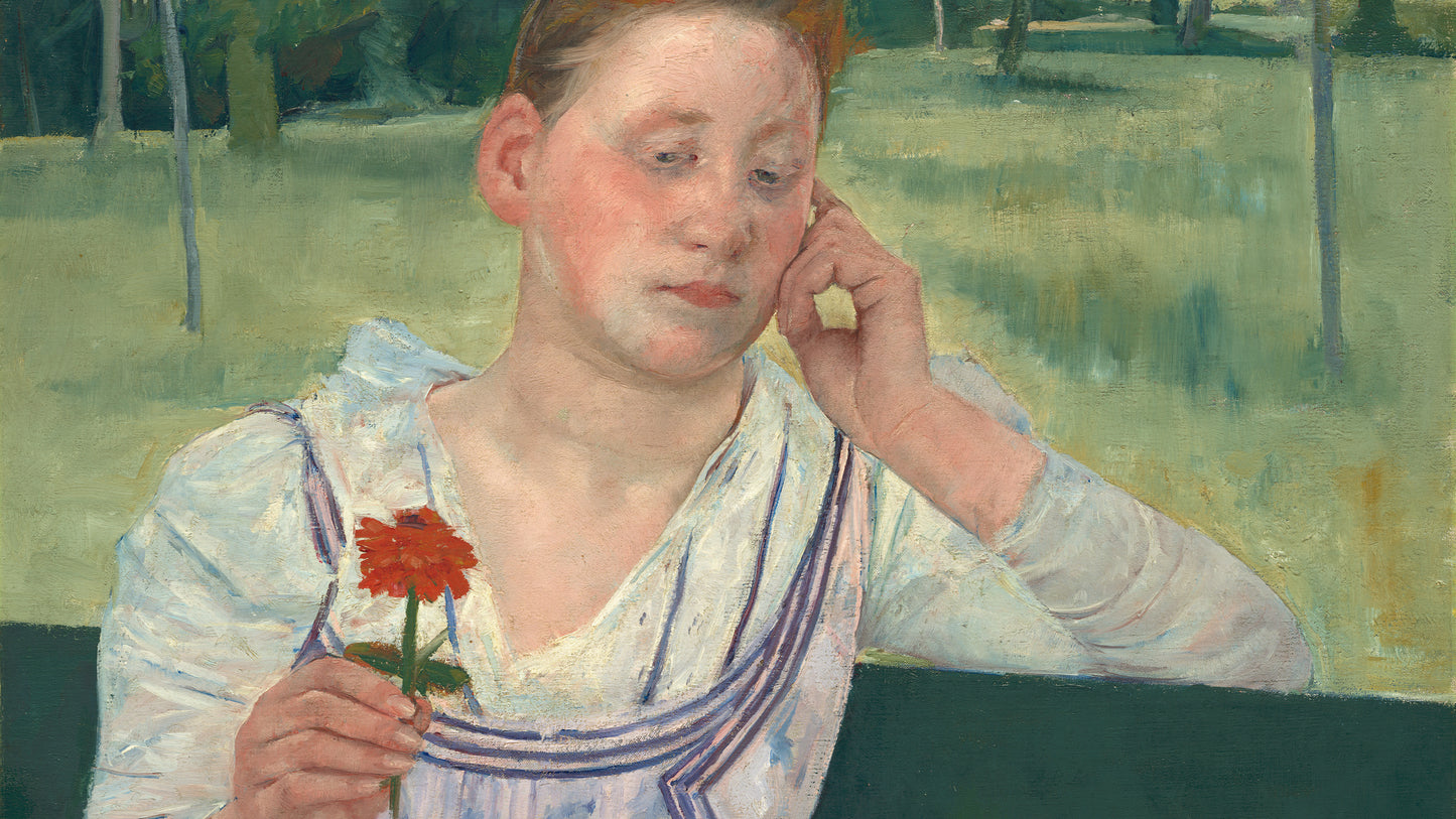 Woman with a Red Zinnia, 1891